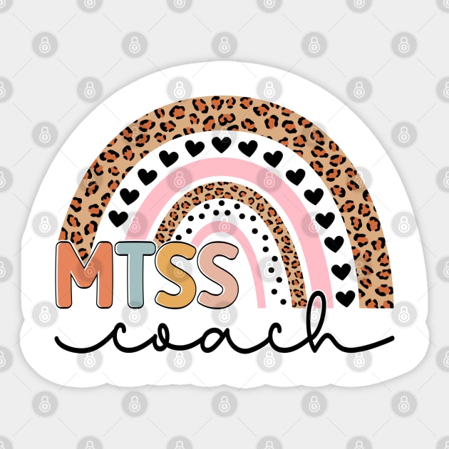 Cool MTSS Coach MTSS Team Support Teacher Sticker by abdelmalik.m95@hotmail.com